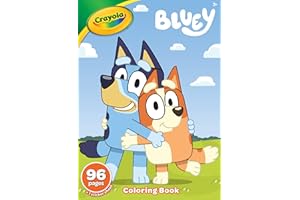 CRAYOLA Colouring Book - Bluey | 96 Pages of Bluey Colouring Fun | Sticker Sheet Included | Ideal for Kids Aged 3+