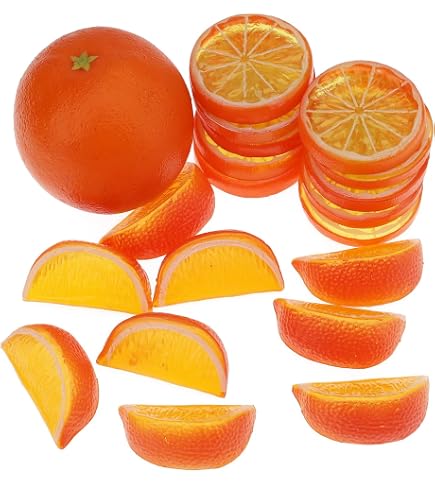 WILLBOND 7 Grappes De Mini Oranges Artificielles Décoratives Pour Table De Cuisine - Plateau De Fruits Artificiels Réalistes Pour La Maison, Les Fêtes, La Cuisine, Les Festivals