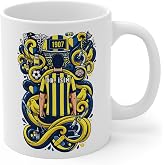 Taraftar Temalı Doktor Kupa Bardak | Taraftar Doktor Meslek Temalı Kupa Bardak | Hediye Mug (Fenerbah&ccedil;e Temalı, Beyaz)