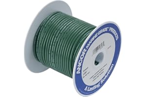 Ancor 639 – 184303 Marine Grade Cable Main, Color Green, 2.08 MM², 5.5 M
