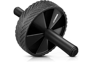 Vinsguir Ab Roller Wheel - Ab Workout Equipment for Difficult Abdominal & Core Strength Training, Home Gym Fitness Equipment with Knee Pad Accessories for Men Women
