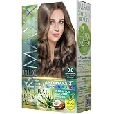 Maxx Deluxe Natural Beauty Amonyaksız Set Sa&ccedil; Boyası 8.0 A&ccedil;ık Kumral
