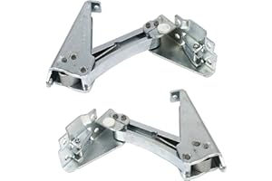MasterPart Top/Bottom Left/Right Pair of Door Hinges For Indesit Ingol Integrated Fridge Freezers