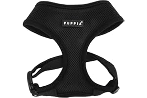 PUPPIA HARNESS SOFT A BLACK S