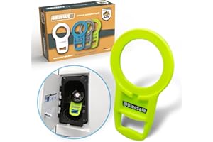 Manufaktur3D MaJoCompTec® Tankdeckel Sicherung I Tanksicherung für AdBlue Tankverschluss Deckel I Zubehör Kastenwagen Wohnmobil (für FIAT Ducato, Neon Gelb)