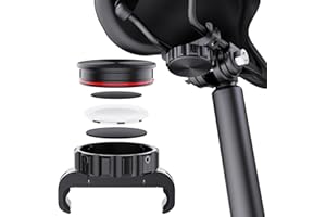 DLENP Fahrrad Halterung für AirTag, AirTag Halter Versteckte am Sattel für Fahrradsattel,Wasserdicht GPS-Tracker-Fahrrad-Zubehör mit Diebstahlschutz Kompatibel mit Mountainbikes, Rennräder