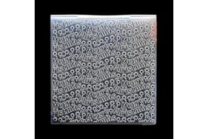 KWELLAM Merry Christmas Star Background Plastic Embossing Folders for Card Making Scrapbooking and Other Paper Crafts 3072501