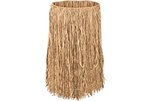 Beistle 50433-N Extra Large Raffia Hula Skirt, Paper, Natural
