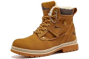 JMFCHI Kinder Winterschuhe Wanderschuhe Jungen Schneestiefel Warmfutter Mädchen Outdoor Trekking Winterstiefel rutschfeste Mid Baumwollschuhe