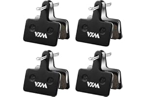 PETIOUARNSZE 4 Pares De Pastillas De Freno De Disco para Bicicleta, Pastillas De Freno Semimetálicas, Silenciosas Y De Alto Rendimiento, Adecuadas para C501, M525, M495, M486, B01S, B03S, B05S, Deore, TRP, Tektro