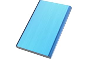 SINCELO Disque Dur Externe SATA, Stockage HDD pour PC, Mac, Ordinateur de Bureaup, Ordinateur Portable, Wii U, Xbox (Bleu)