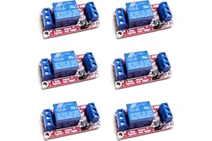 BuxiuGK 6 Stück Relais Modul 5V,1 Kanal Relaisplatine mit OptokopplerUnterstützung Hoch und Niedrig Trigger