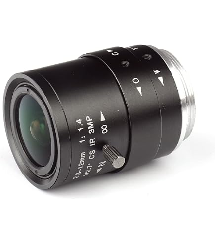 25 Mm F1,4 CCTV Objektiv – C-Mount, Manuelle Blende & Fokus, Aluminiumgehäuse