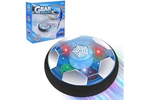 Babyhelen Air Power Football Inner Hover Juguetes para niños a partir de 3 a 12 años Soccer con luz LED de fútbol con búfer de espuma, aplicable a Navidad, cumpleaños, día del niño competiciones