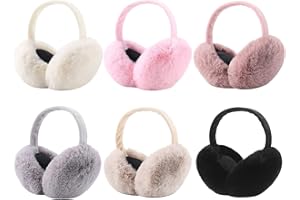 HMLTD KKPW Winter Ohrenwärmer Faltbare Ohrenschützer Verstellbarer Plüsch Ohrenschützer Warme Earmuffs Ear Muffs Ear Warmers Kälteschutz Winterzubehör für Damen Herren
