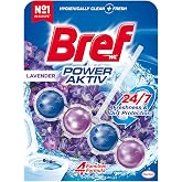 Bref WC Power Aktiv Lavanta Klozet Bloğu - Kir &amp; Kire&ccedil; &Ouml;nleyici &amp; Koku Giderici Katı Klozet Temizleme Topu (50G)