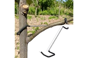 WLSANX Fruktträd lem spridare 20 st, 18 cm grendragare, ny fruktgren spridare plastslang insvept järntråd skadar inte grenar, kvistar öppen vinkel draggren böjningsverktyg (18T)
