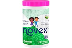 Novex Mascarilla Capilar My Little Curls para Niños de 3+, Enriquecida con Aceite de Ricino y D-Pantenol para Hidratación Profunda Dejando el Cabello Suave e Hidratado, para todo Tipo de Rizos 1kg