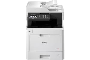 ‎BROTHER Brother DCP-L8410CDW Professionelles 3-in-1 Farblaser-Multifunktionsgerät (31 Seiten/Min., Drucker, Scanner, Kopierer) weiß/schwarz