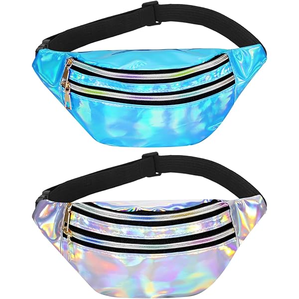 Sacoche Festival Ensemble Paillette Femme Sac Banane Holographique