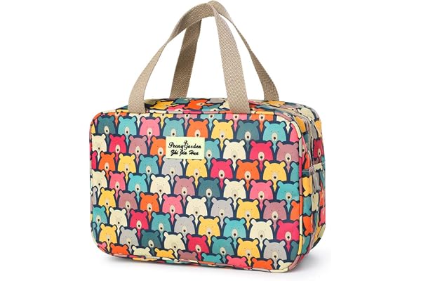 wordmouk Trousse de Toilette, Sac Cosmétique de Maquillage Portable Grande Capacité, Sac de Toilette Makeup Organisateur, Sac de Rangement Maquillage Voyage Etanche a Suspendre pour Femme Fille