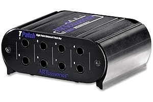 ART Tpatch Patch Bay Compatta Bilanciata a 8 Punti