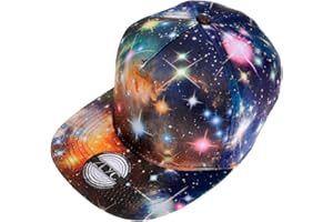 ZLYC Casquette de baseball réglable avec visière et motif galaxie, ciel étoilé