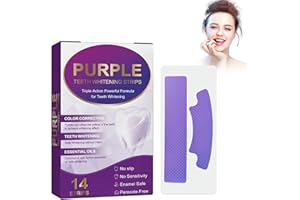WOOTAPSON Bandes Blanchissantes pour les Dents, Whitening Teeth Strips, Soins Bucco-Dentaires, Élimine les Taches en Douceur, Blanchiment Rapide & Efficace, Préserve L'émail Pour Des Dents Plus Blanches