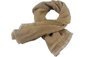 HYOUT Taktischer Militär-Halstuch, Woodland Camo Schal Sniper Schleier Desert Shemagh für Wargame Outdoor Sports…
