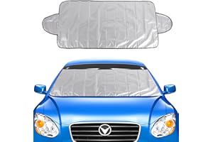 JODSEN Frontscheibenabdeckung Auto, Faltbare Windschutzscheibenabdeckung, Auto Frontscheibe Frontscheibenabdeckung, Frontscheibenabdeckung für UV-Strahlung, Sonne, EIS, Frost, Staub, Schnee (200 x 70cm)