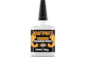 ARKA Superpegamento Líquido Extra Fuerte – KRAFTPROTZ 50 g XXL para Reparaciones Precisas – Transparente, Resistente al Agua y Calor – Pegamento Universal para Plástico, Madera, Metal, Vidrio y Bricolaje