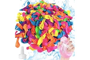 MORAINJAY 200pcs Wasserbomben Luftballons für Kinder Erwachsene,Mini Latex Ballons Biologisch Abbaubare Ballons Einfach Befüllen Wasserbombe Ballon für Sommer Schwimmen Strand Pool Spielzeug