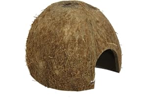 JBL 61511 miska z orzecha kokosowego jako jaskinia do akwariów i terrariów, Cocos Cava 1/2 M