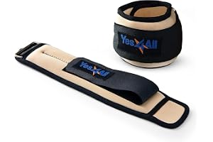 Yes4All Hand- och ankelvikter par 0,5 kg – 4,5 kg för kvinnor, män, barn justerbar rem – promenader, pilates, gym, fitness, t
