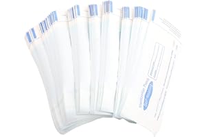 KUIDAMOS 200PCS Self Sterilization Pouches for Dental Offices,Medical Dental Self-Sealing Bag,Autoclave Sterilizer Bags Pouch for Dentist Tools