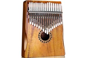Newlam Kalimba Daumenklavier 17 Tasten Musikinstrument, Fingerklavier Instrument Klaviergeschenk für Kinder und Erwachsene Anfänger