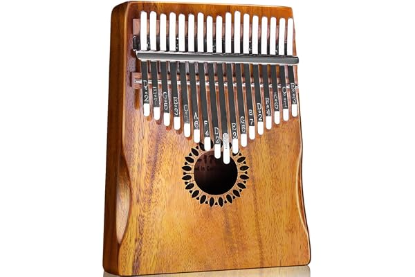 Newlam Kalimba Piano à Pouces 17 Touches Instrument de Musique, Cadeau Musical Marimba pour Enfants et Adultes