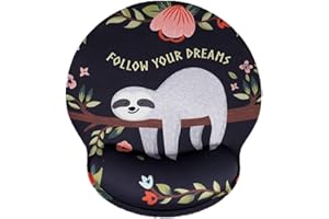 AOKSUNOVA Alfombrilla Raton Ergonomica Almohadilla Raton Reposamuñecas Alfombrilla para Raton Gel