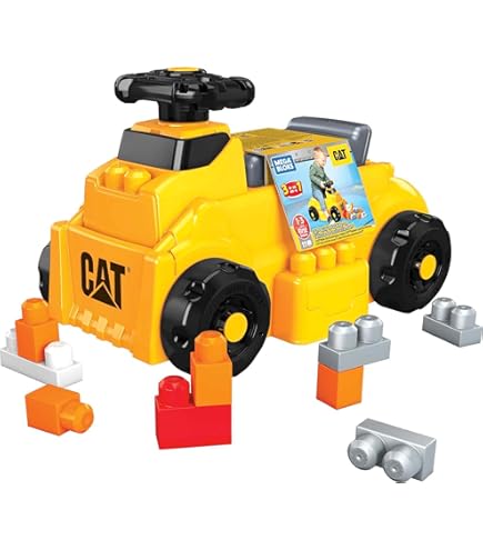 Ega Bloks Caion Benne Cat, Jeu De Voiture Et De Blocs De Construction