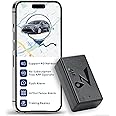 4G GPS Car Tracker, Real Time Tracking Devices,Anti Theff Locator, Long Standby, Strong Magnet, 4G LTE GPS, UK EU Worldwide, APP No Subscription Required