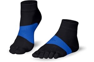 KNITIDO Marathon TS Chaussettes à orteils sport avec support du pied et système anti-ampoules