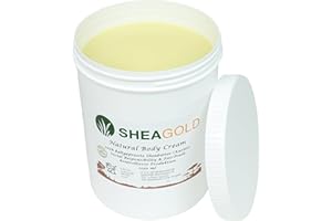 SheaGold - Burro di karité pressato a freddo, non raffinato, 1000 g