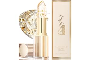 INFRESTYLE Colour Changing Lipstick, ransfer Proof & 24H Long Lasting PH, Clear to Pink Moisturizing Glossy Lipstick for Women