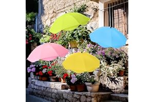MIAOLLUN Parasols pour Plantes D'extérieur, 40" Jardin À Angles Réglables Parapluie Protection Solaire Couverture D'ombrage pour Plantes en Pot Et Lits De Jardin,4pcs