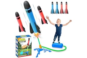 FREESKILL Raketen Spielzeug für Kinder - Outdoor Spiele für Kinder，für Draußen Kinderspielzeug ab 3-12 Jahre