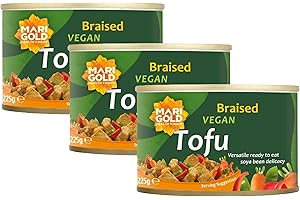 MARIGOLD HEALTH FOODS Tofu braisé en canette (225 g) - Lot de 3
