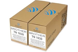Duston 2x TN1030, TN-1030 Regenerowany wkład z czarnym tonerem kompatybilny z drukarkami Brother DCP-1510 1512 1610 1612 HL-110 1112 1210 MFC-1810 1910