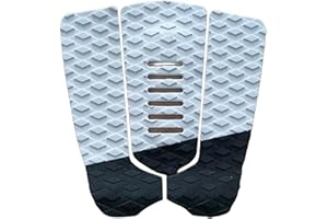 rockible 3 Teiliges Surfbrett Traktionspad, Schwanzpad, Wassersport, Surfhaftung, Eva Deck Griffmatte, Deck Pad für Stand Up Paddleboard, Boot, Longboard,