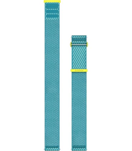Garmin Cinturino Originale 22mm Sgancio Rapido - Silicone Blu Notte Con Accenti Argento
