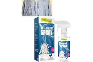 HOUXIANDOU Aerosol Antiarrugas | SU Ropa PLANCHADA EN 30 Segundos, Spray Antiarrugas para Ropa, Spray Antiarrugas, Elimina Fácilmente Las Arrugas Y Los Olores (1 Botella)